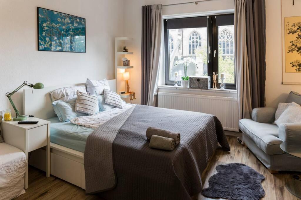 דיסלדורף Beautiful Cozy 1-Room Apartment, Near Rhine מראה חיצוני תמונה