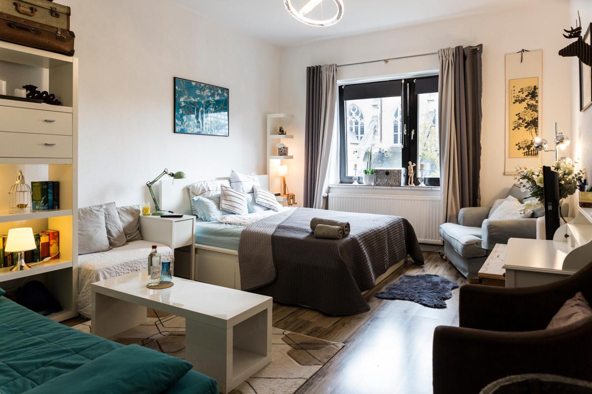 דיסלדורף Beautiful Cozy 1-Room Apartment, Near Rhine מראה חיצוני תמונה